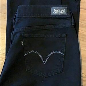 NWOT Levi’s 505 Straight Leg Black Jeans NICE!!